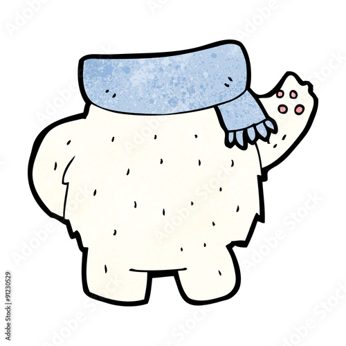 cartoon polar bear body (mix and match or add own photos)