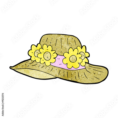 cartoon summer hat