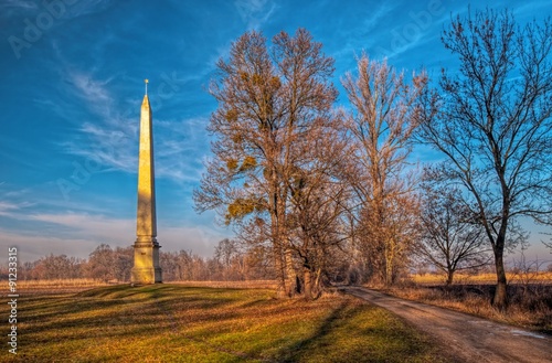 Facka obelisk in the Lednice - Valtice cultural landscape, UNESCO photo