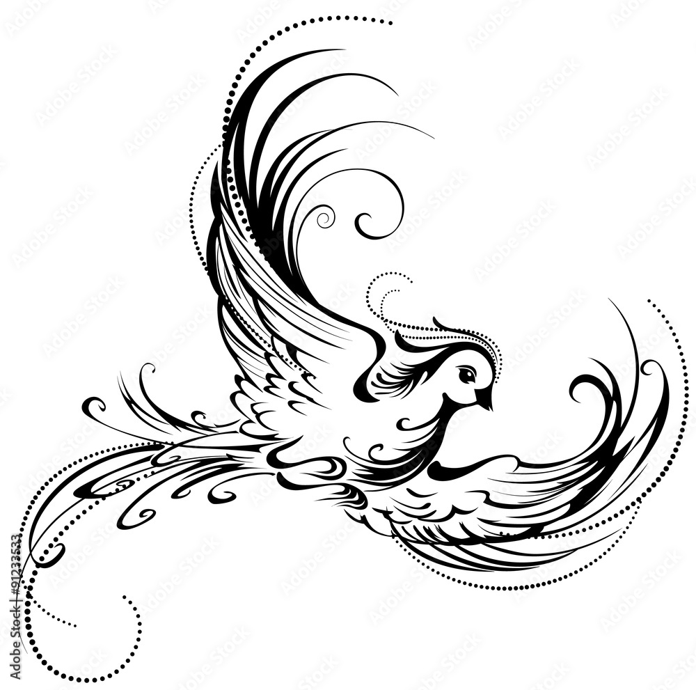 stylized bow stylized bow