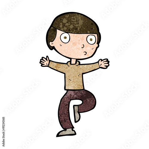 cartoon startled man