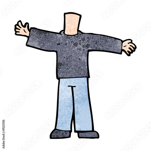 cartoon body with open arms   mix and match cartoons or add own