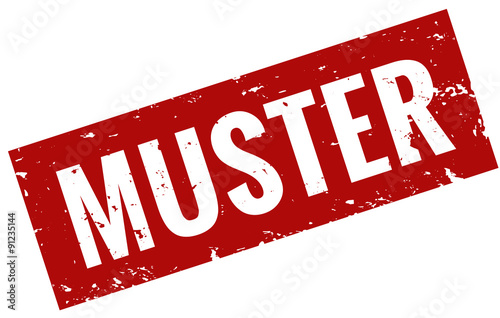 Muster Stempel rot