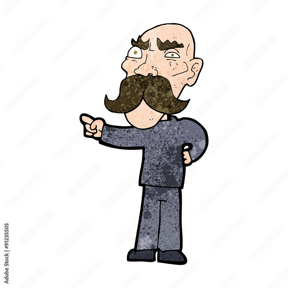 cartoon annoyed old man pointing cartoon annoyed old man pointing