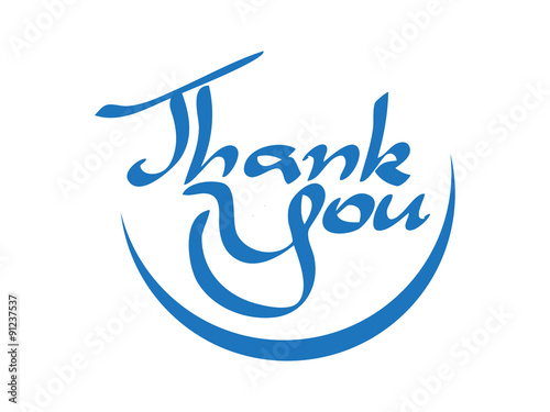 Thank You Lettering