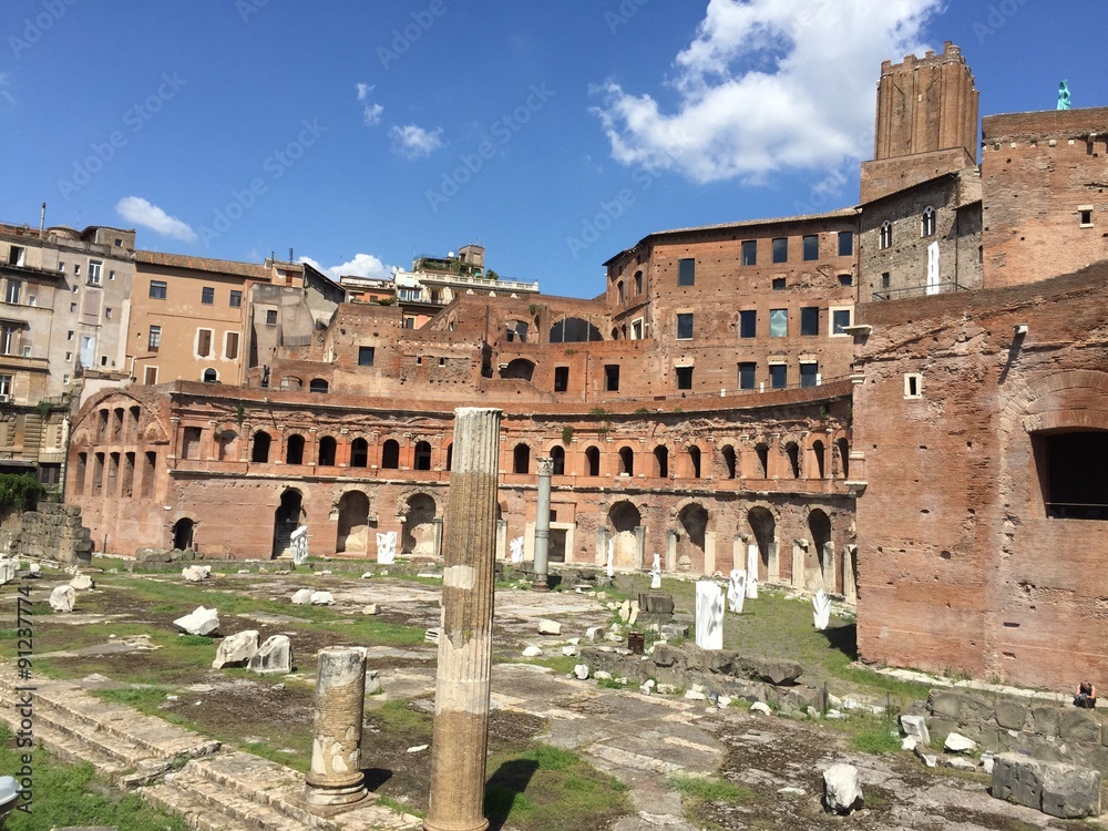 Markthallen im Forum Romanum in Rom
