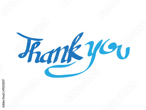 Thank You Lettering