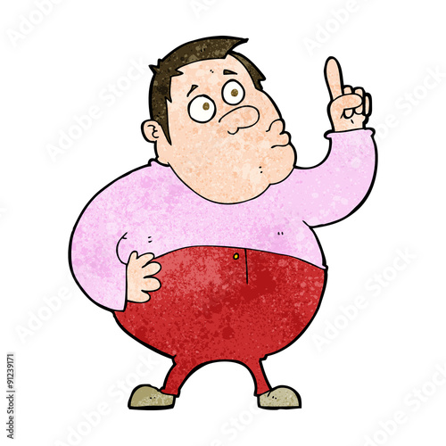 cartoon man asking question