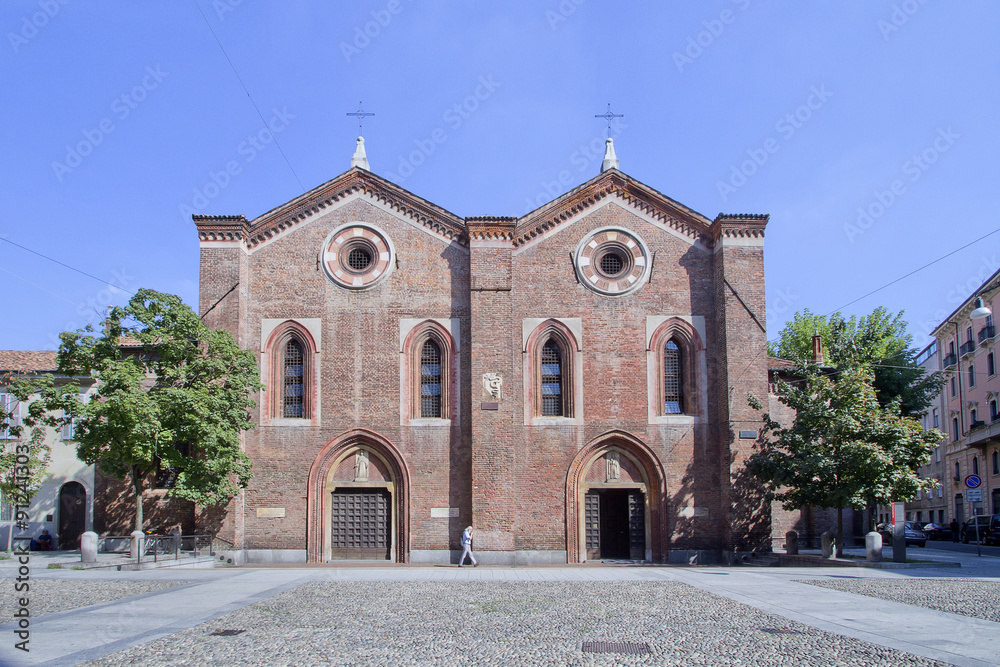 Milano Chiesa Santa Maria Incoronata Lombardia Italia