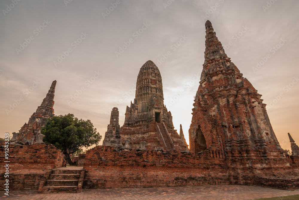 Fototapeta premium Chaiwattanaram temple