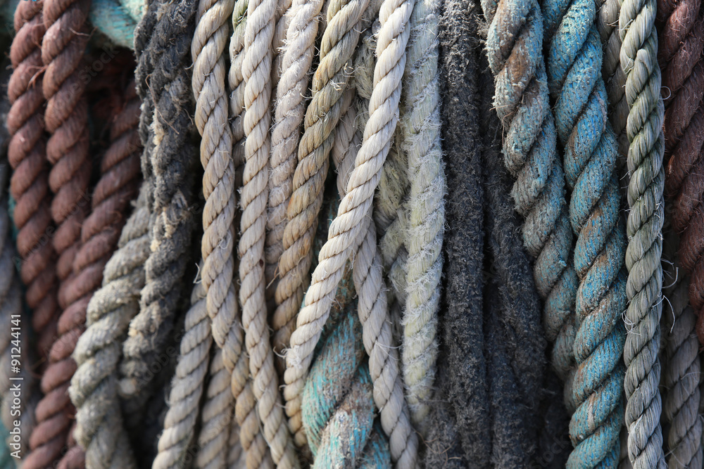 Vintage nautical rope Stock Photo | Adobe Stock