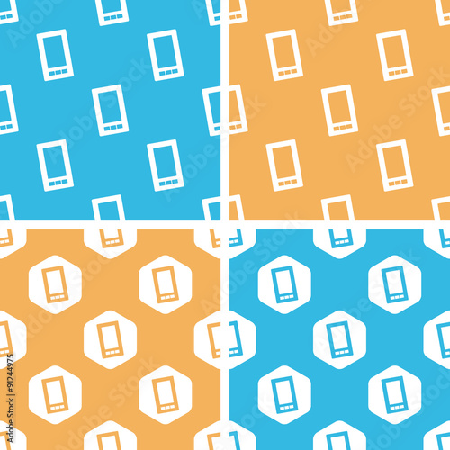 Smartphone pattern set, colored