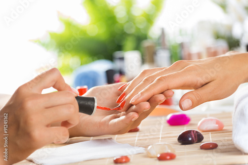 Manicure procedure