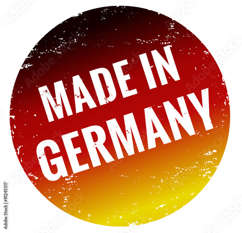 Made in Germany Stempel rot 