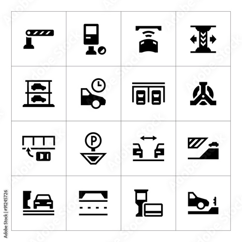 Set icons of parking