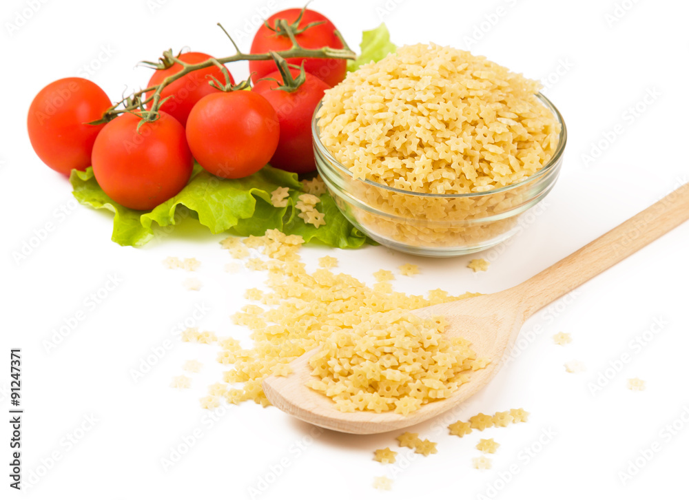 Tomatoes, leaf and paste isolated on a white Tomatoes, leaf and paste isolated on a white