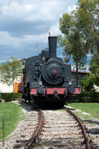 Old locomotive of the 40s