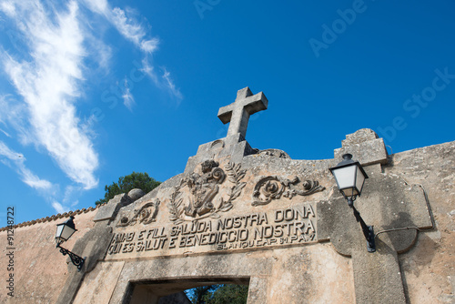 Monastery Santuari de Cura in the heart of Mallorca, Spain © lexan