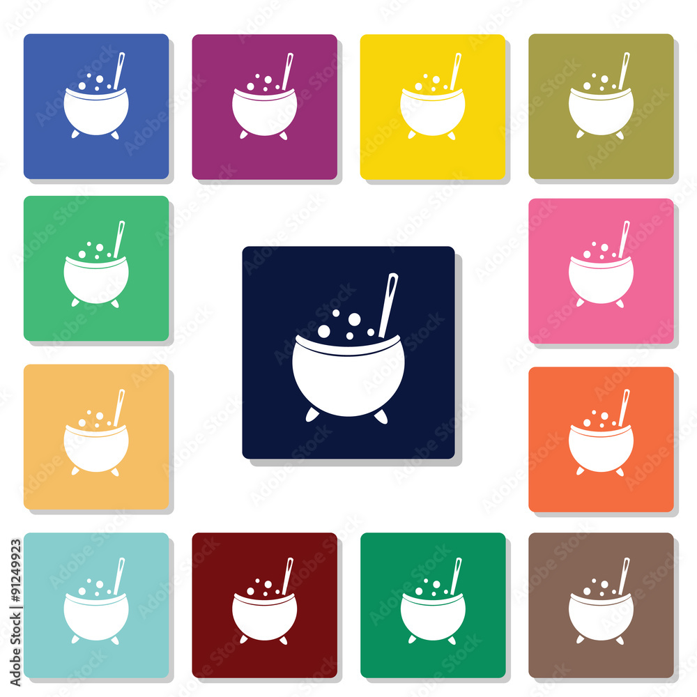 Witch pot icon Witch pot icon