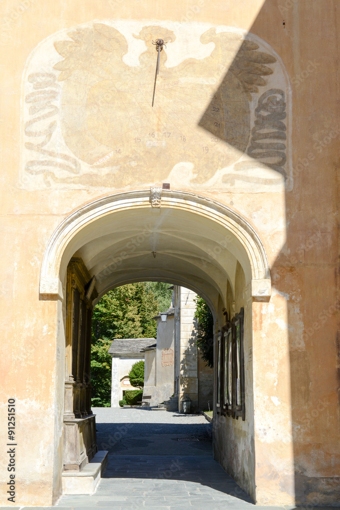 Naklejka premium Sacro Monte of Varallo holy mountain, Italy