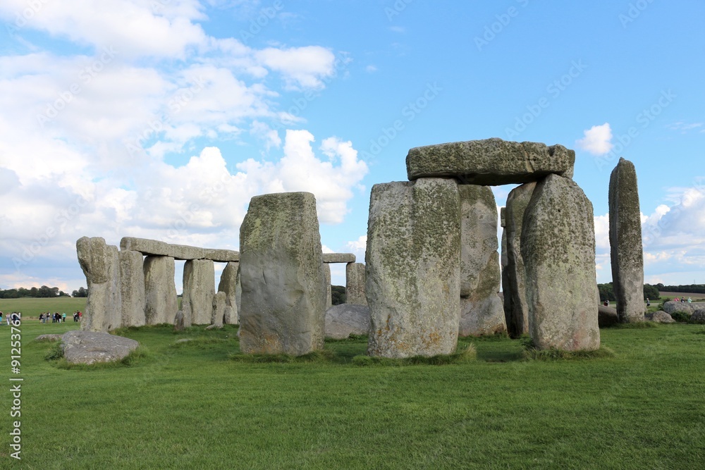 Stonehenge is a prehistoric monument. One of the most famous sites in the world, Stonehenge is the remains of a ring of standing stones set within earthworks.