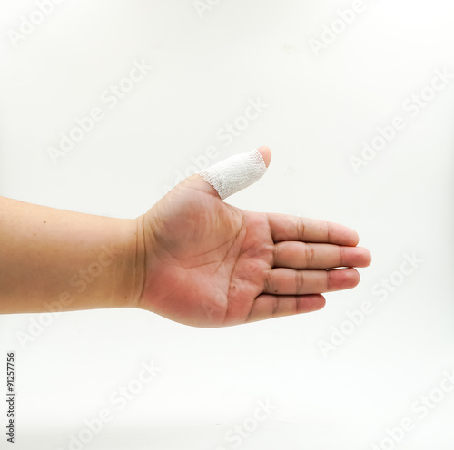 splint finger a broken bone hand Injured