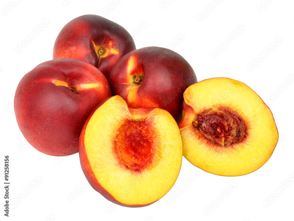 Ripe Nectarine Fruits Ripe Nectarine Fruits