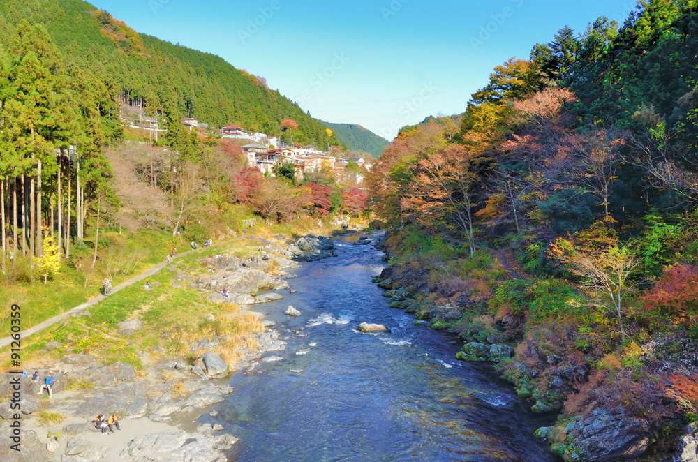 秋晴れの東京　御岳渓谷