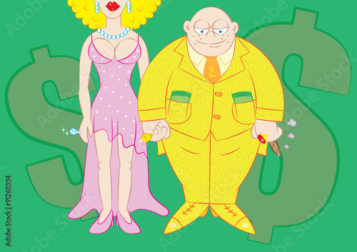 wealthy rich man