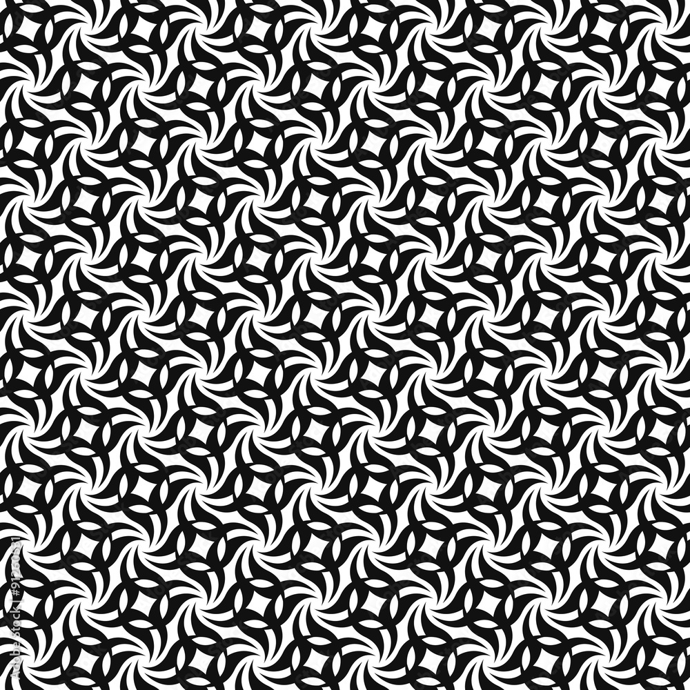 Abstract background - black and white pattern seamless