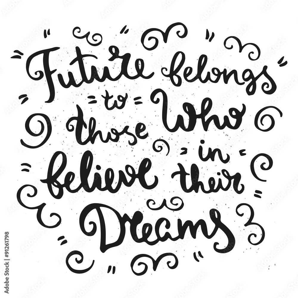 Hand drawn lettering poster Hand drawn lettering poster