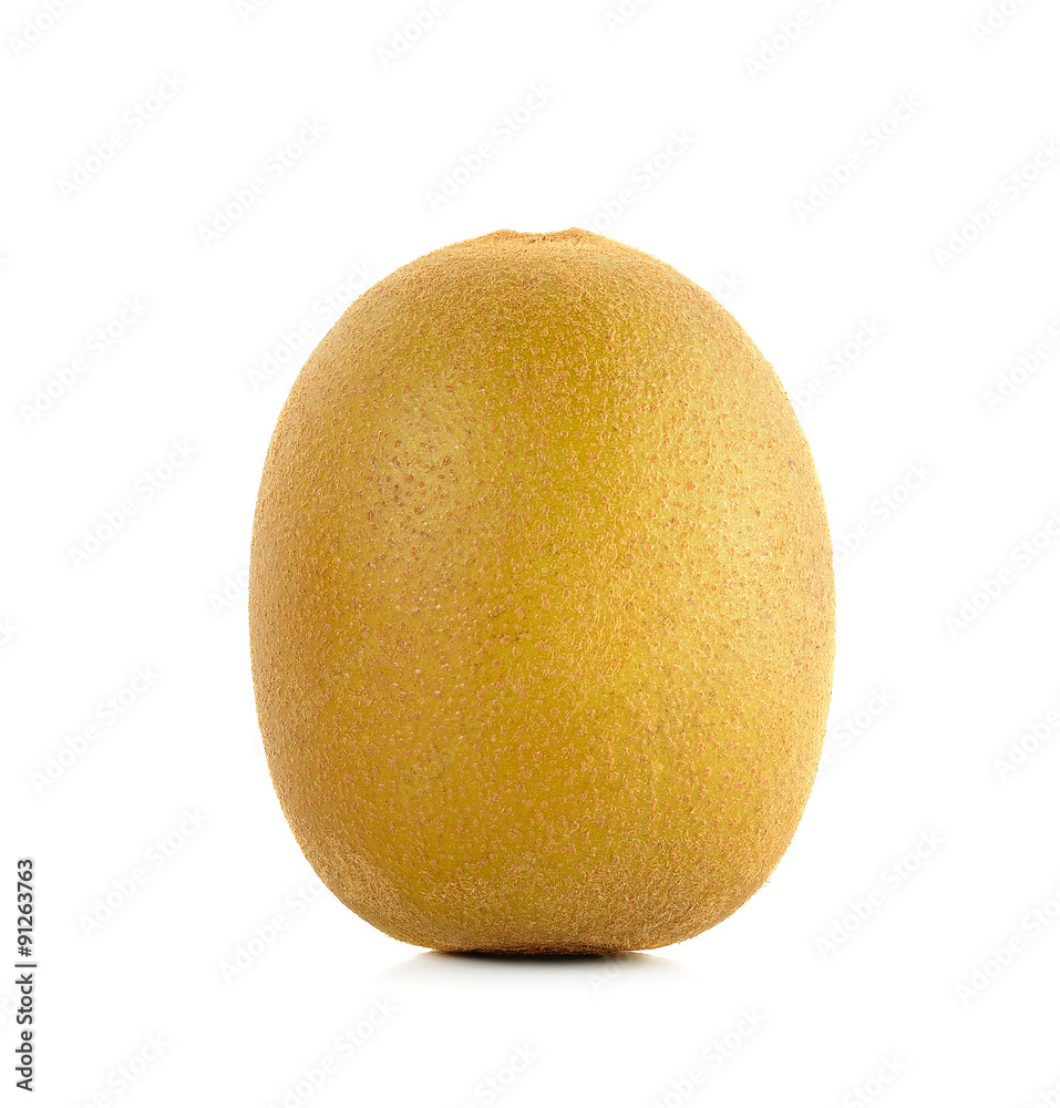 Yellow gold kiwi fruit isolated on the white background Yellow gold kiwi fruit isolated on the white background