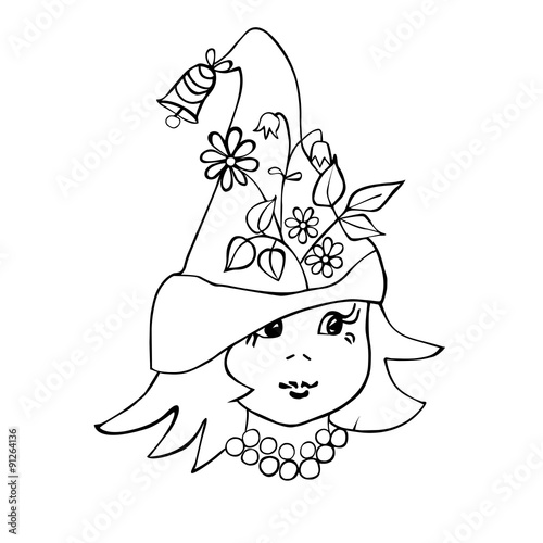 Flower elf with hat.