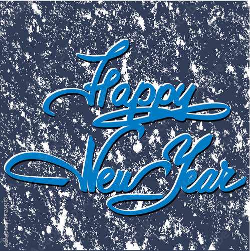 PrintHappy new year hand lettering