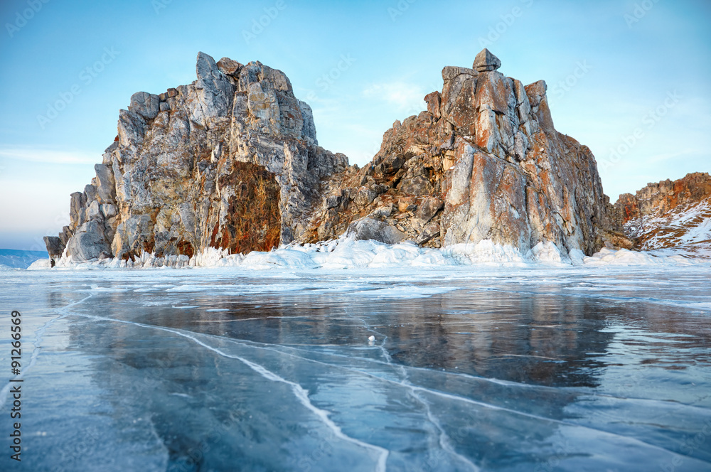 Shamanka mount on Baikal lake