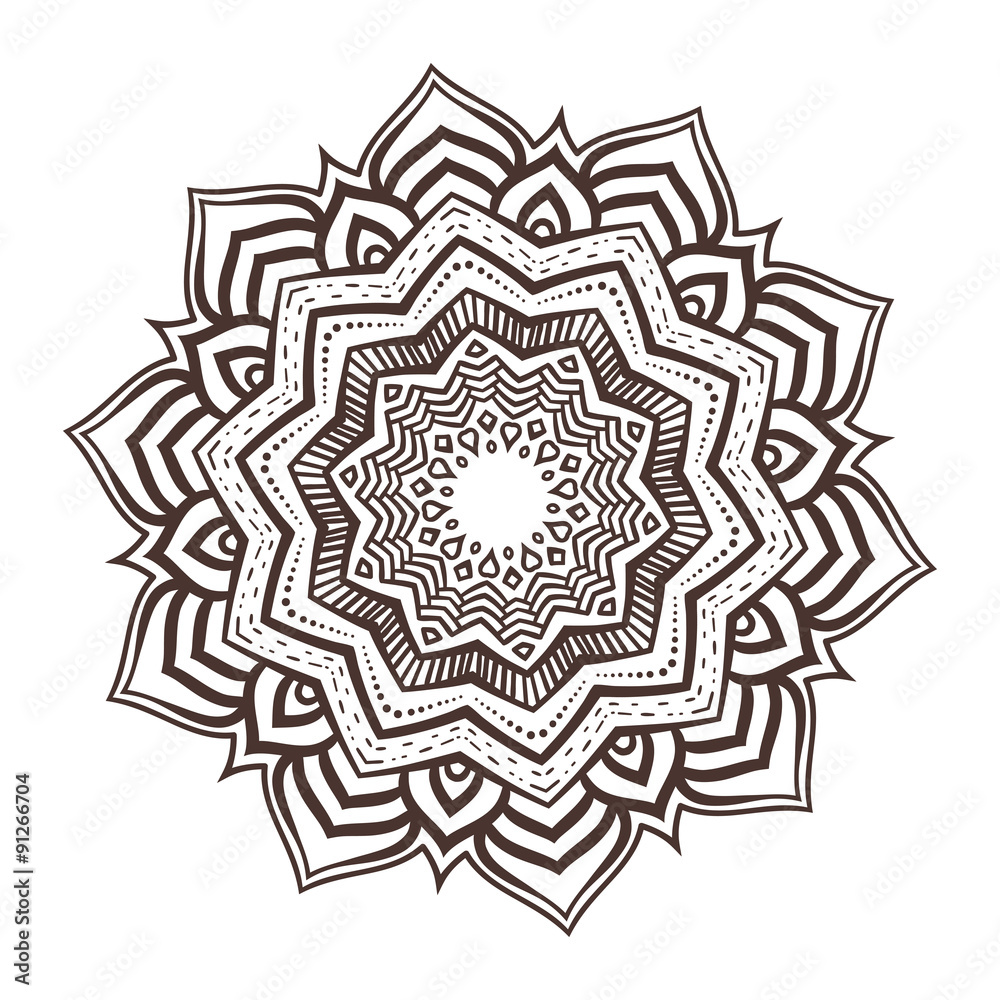 Vector mandala ornament