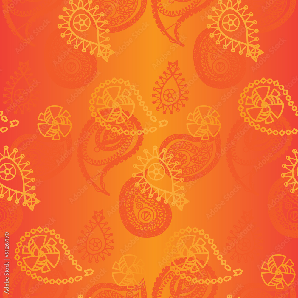 Seamless indian pattern