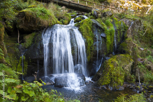 Triberg waterfalls in the Black Forest  Germany