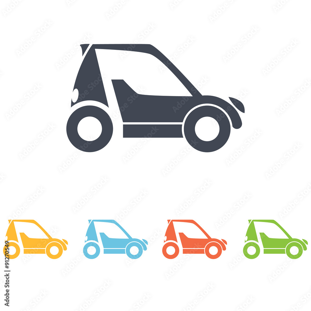 Naklejka premium Minicar icon