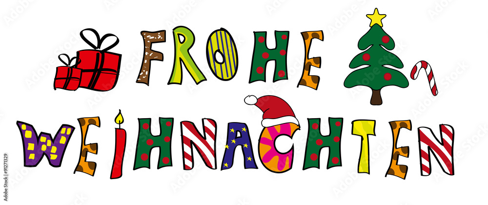 Frohe Weihnachten ClipArt