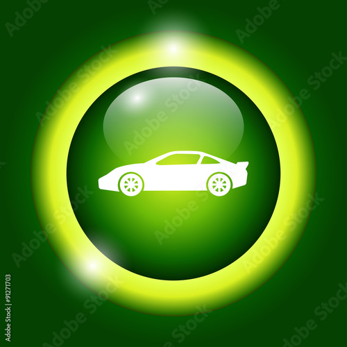Car icon.car icon. Flat design style