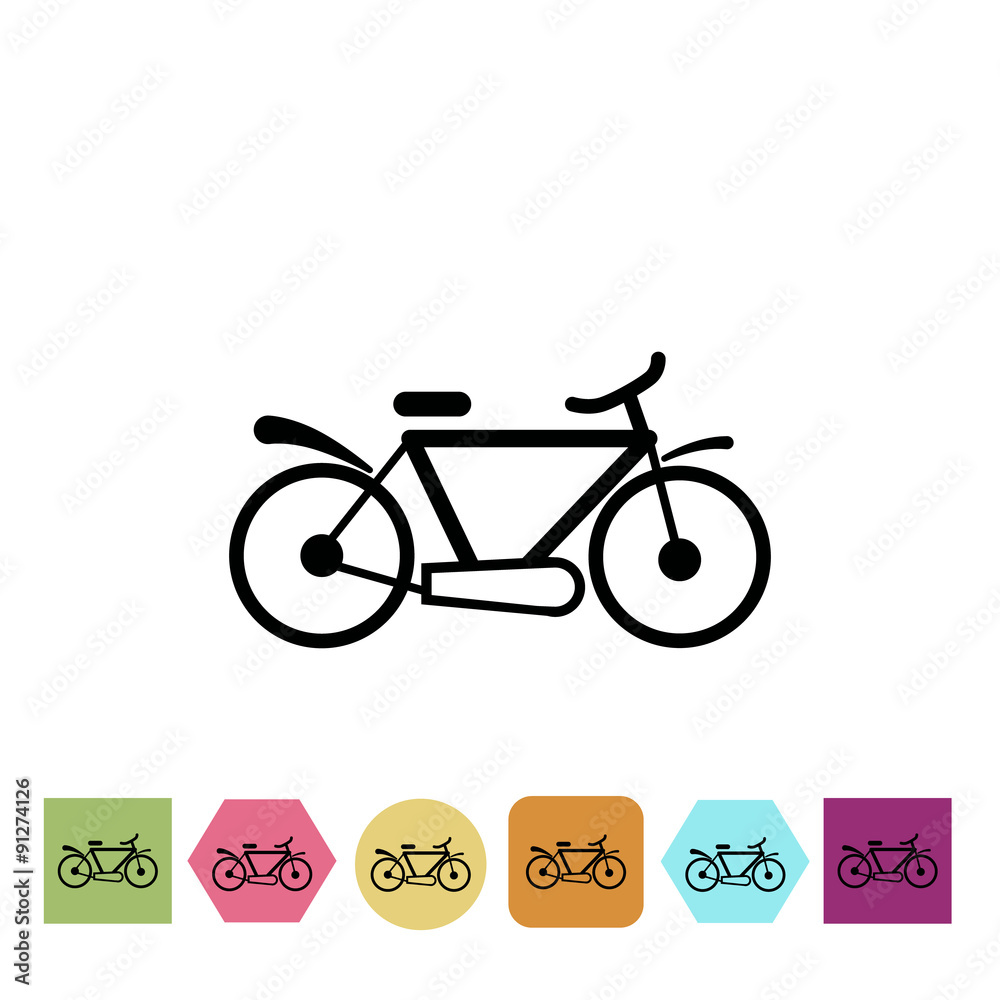Fototapeta premium Bicycle icon