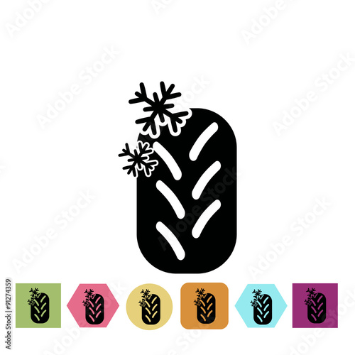 Winter tire icon