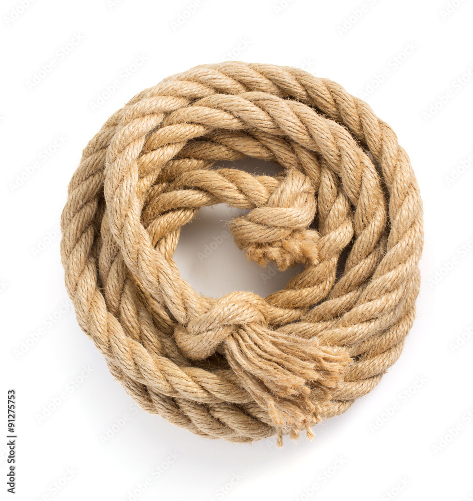 ship rope isolated on white ship rope isolated on white