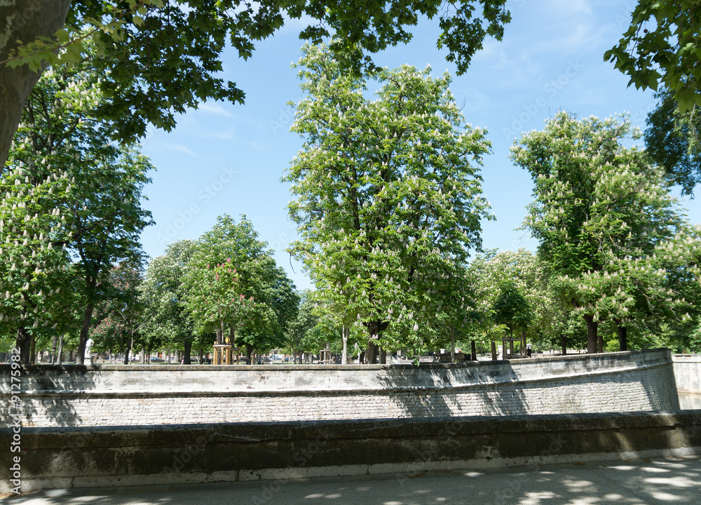 Fototapeta premium Jardins de la fontaine