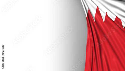 Bahrain Flag, Manama Background photo