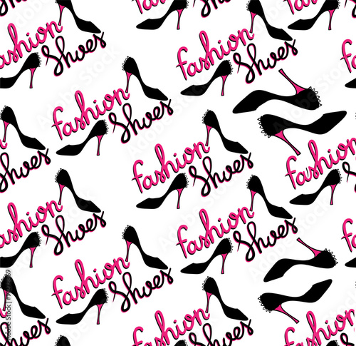 seamless background from shoes fashion shoes high heels beauty style