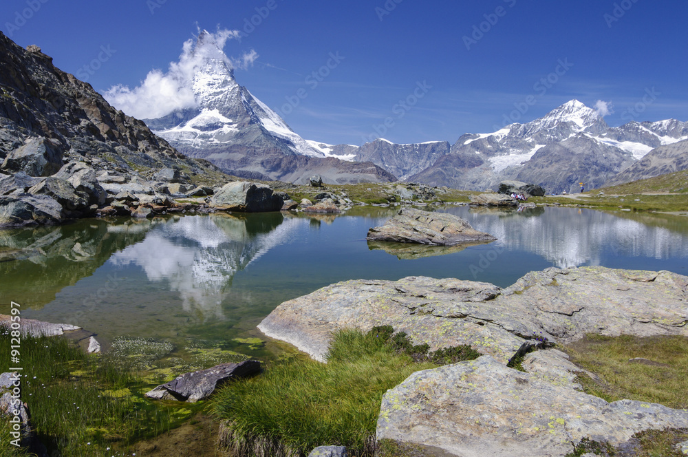 Wanderparadies Grünsee unterm Matterhorn