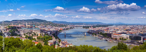 Panoramic view of city Budapest - the capital of Hungary © Sodel Vladyslav