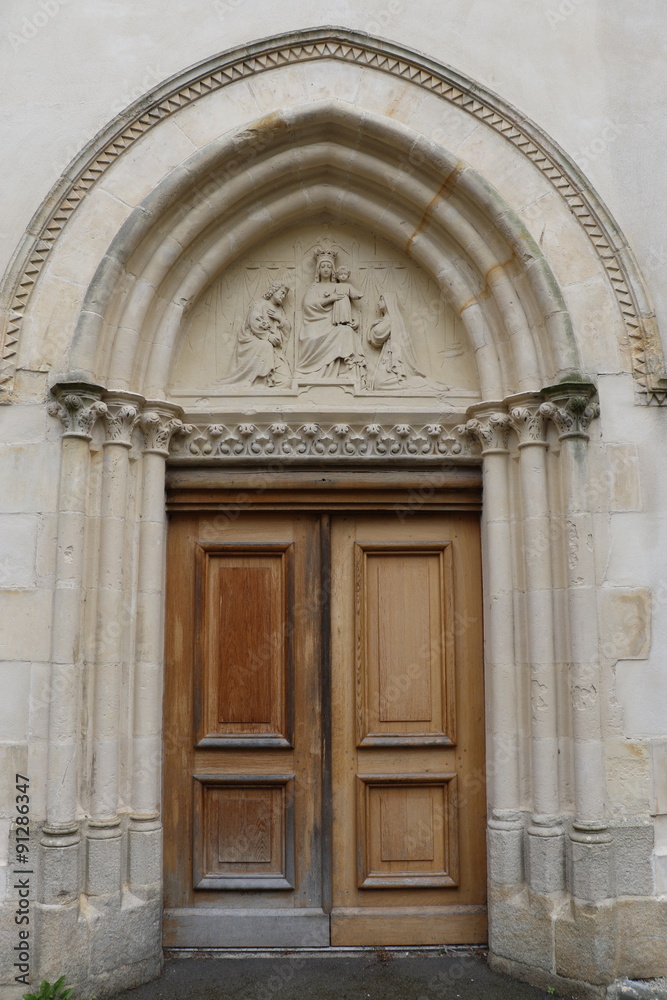 Détail de l'église Saint-Malo de Dinan